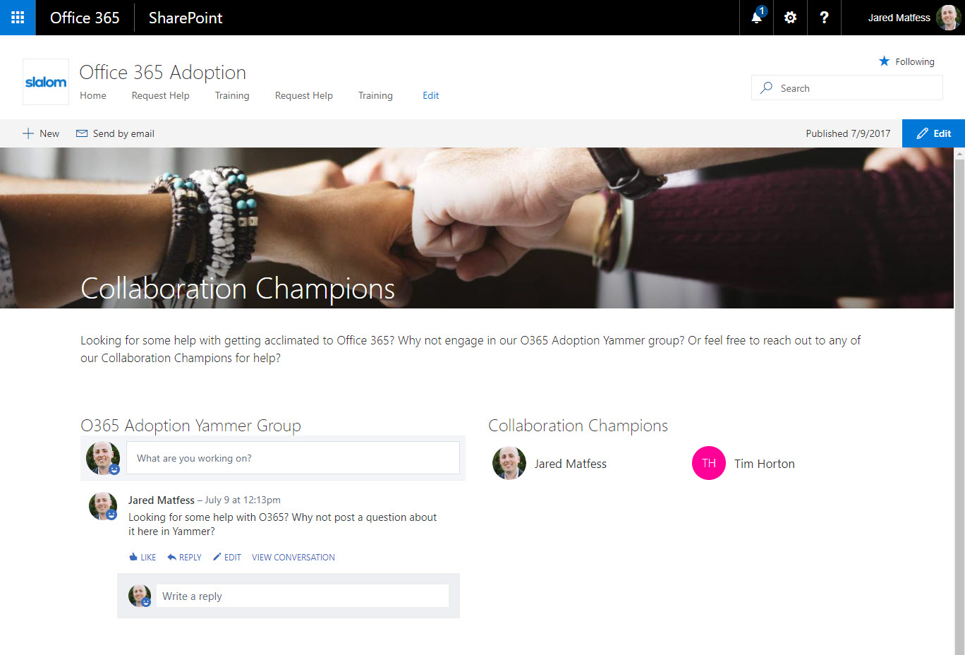 Collaboration Champions